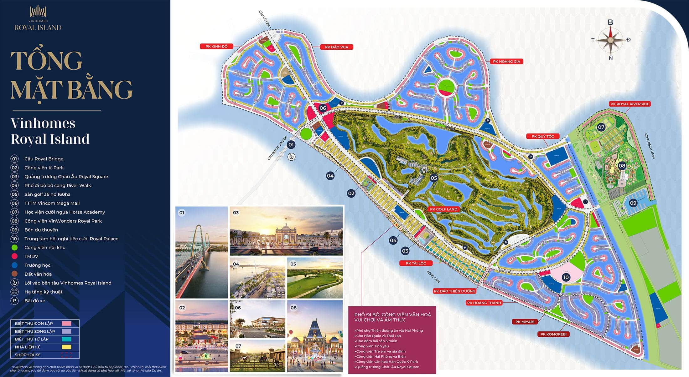 Mat Bang Tien Ich Dang Cap Tai Thanh Pho Dao Hoang Gia Vinhomes Royal Island Vu Yen Hai Phong
