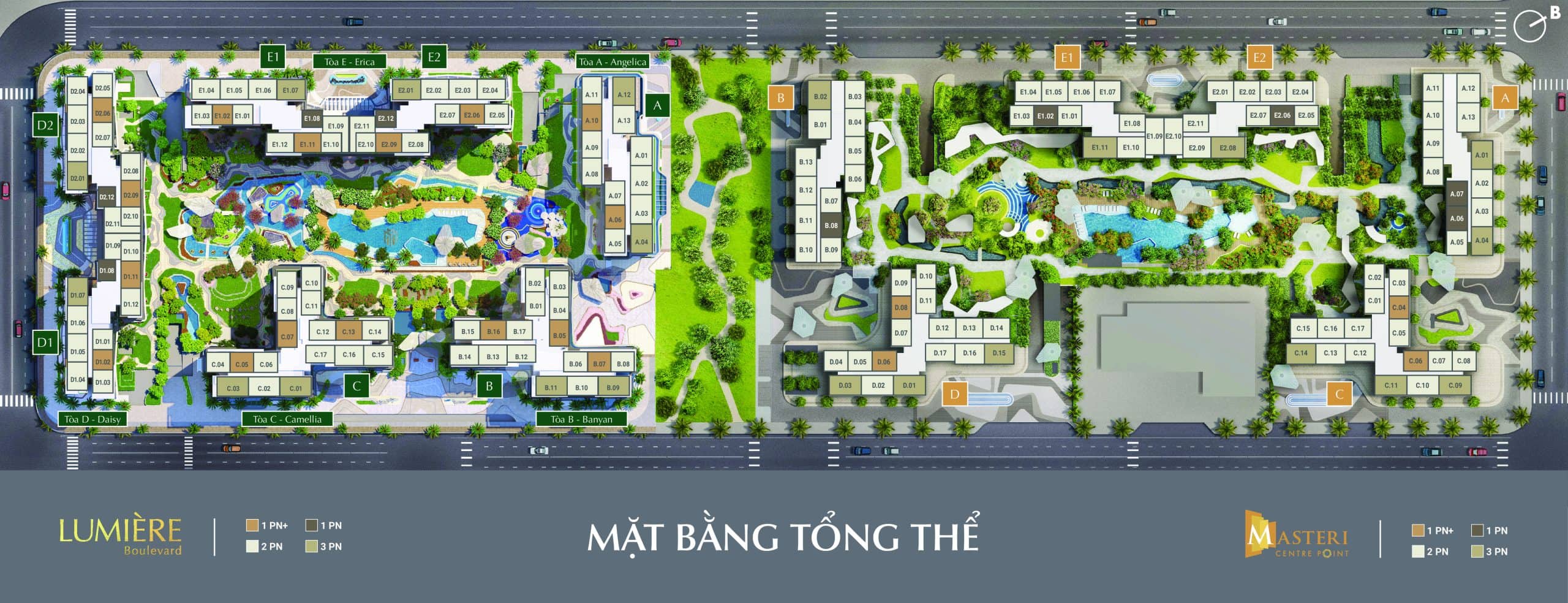 Layout Masteri Centre Point Lumiere Boulevard Scaled