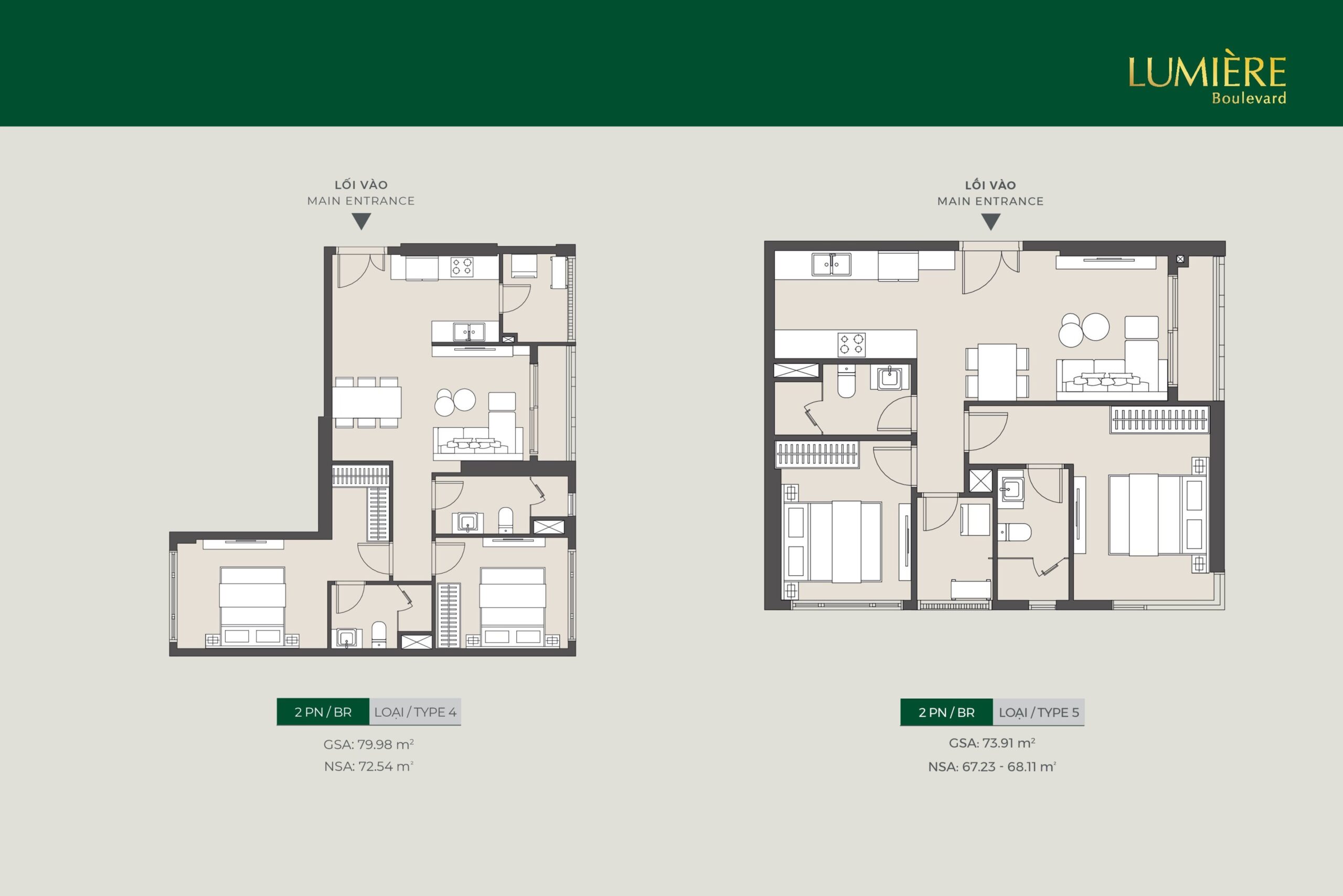Layout Mặt Bằng Chi Tiết Căn Hộ 2 Phòng Ngủ Lumiere Boulevard Bán Và Cho Thuê Căn Hộ 2 Phòng Ngủ Kho Lumiere Boulevard Masterise Homes Quận 9 Scaled
