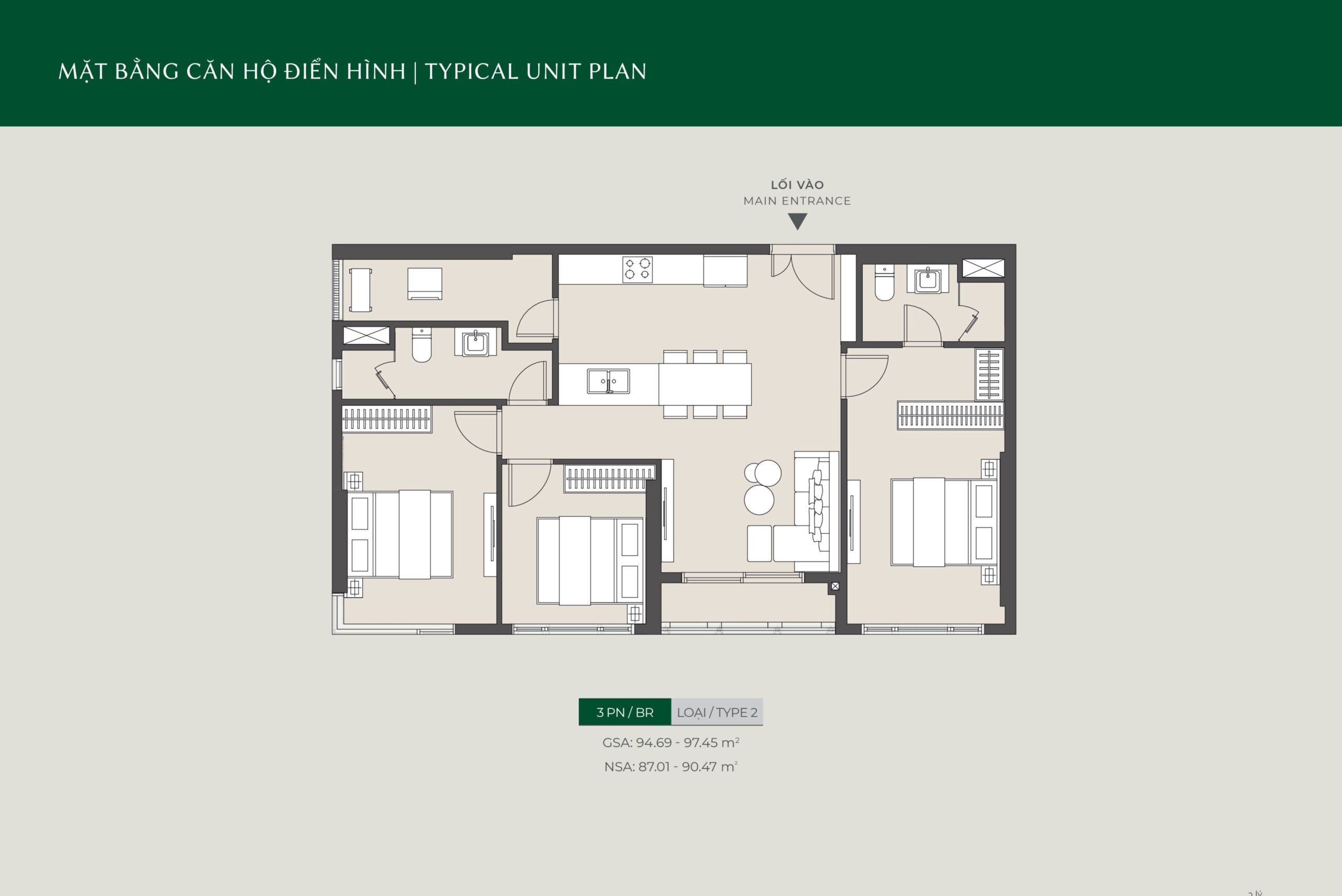 Layout Mặt Bằng Chi Tiết Căn Hộ 3 Phòng Ngủ Lumiere Boulevard Bán Và Cho Thuê Căn Hộ 3 Phòng Ngủ Kho Lumiere Boulevard Masterise Homes Quận 9 Scaled