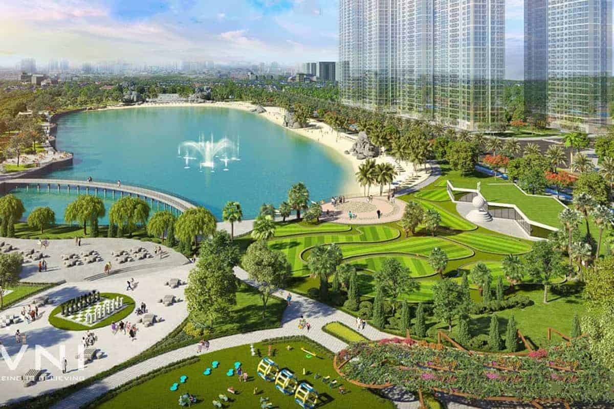 Cong Vien Trung Tam Vinhomes Smart City