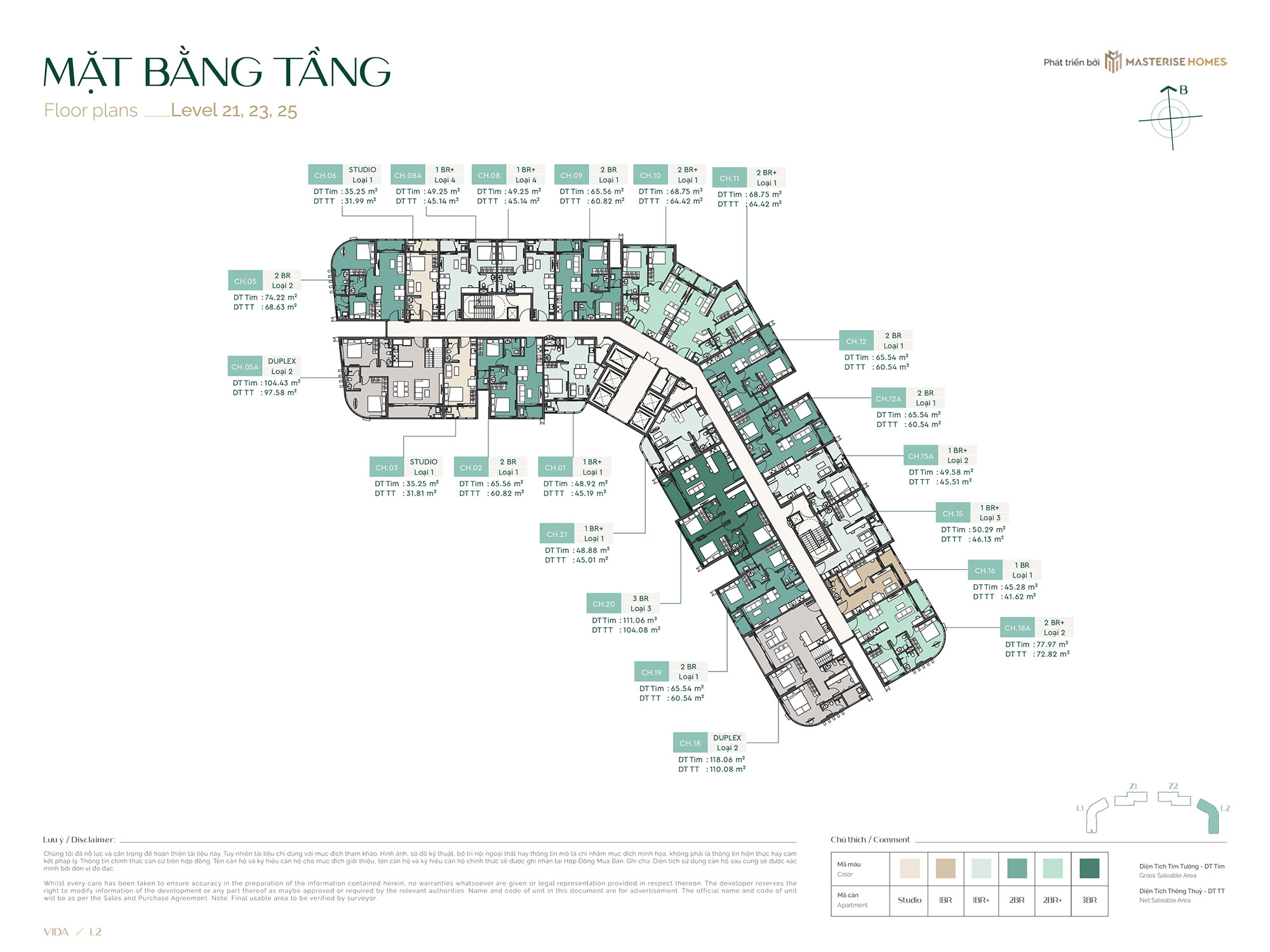 Mat Bang Tang 21 23 25 Toa Vida Lumiere Springbay