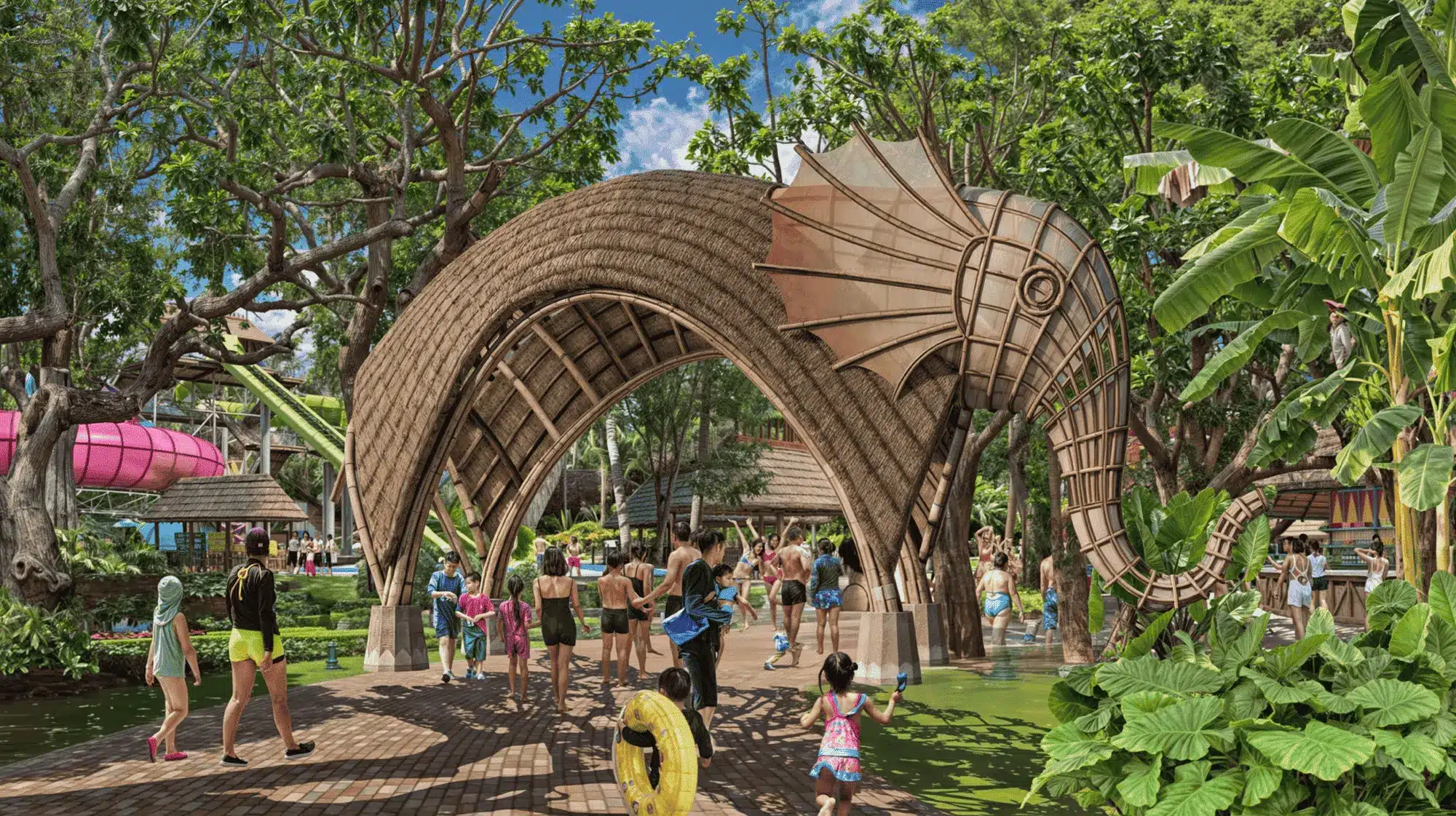 Cong Hinh Con Voi Doc Dao Loi Vao Day An Tuong Dan Du Khach Kham Pha Vuong Quoc Giai Tri Sun World Vung Tau