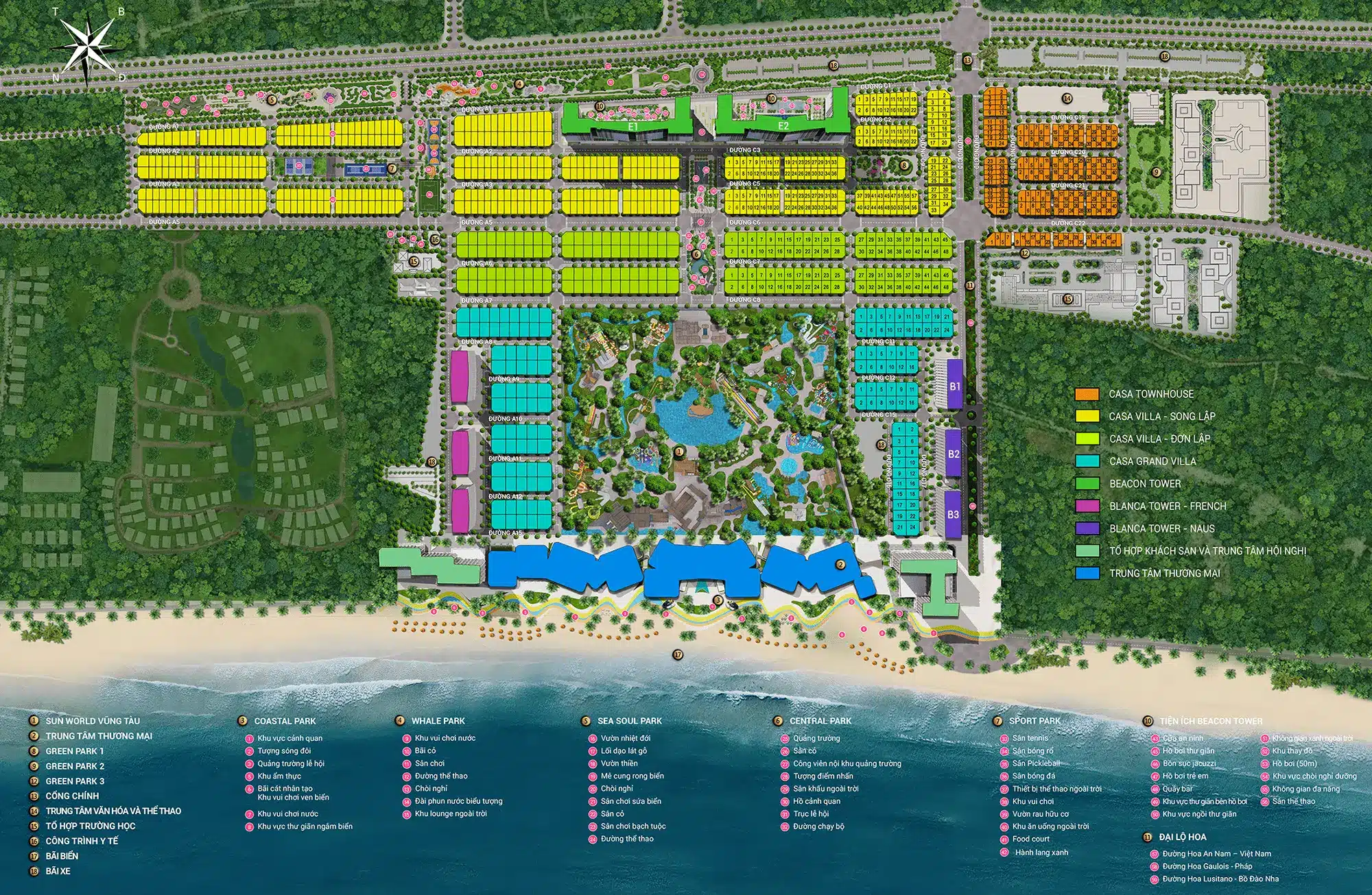 Mat Bang Tong The Du An Blanca City Duoc Phat Trien Boi Tap Doan Sun Group Tai Thanh Pho Bien Vung Tau Xinh Dep