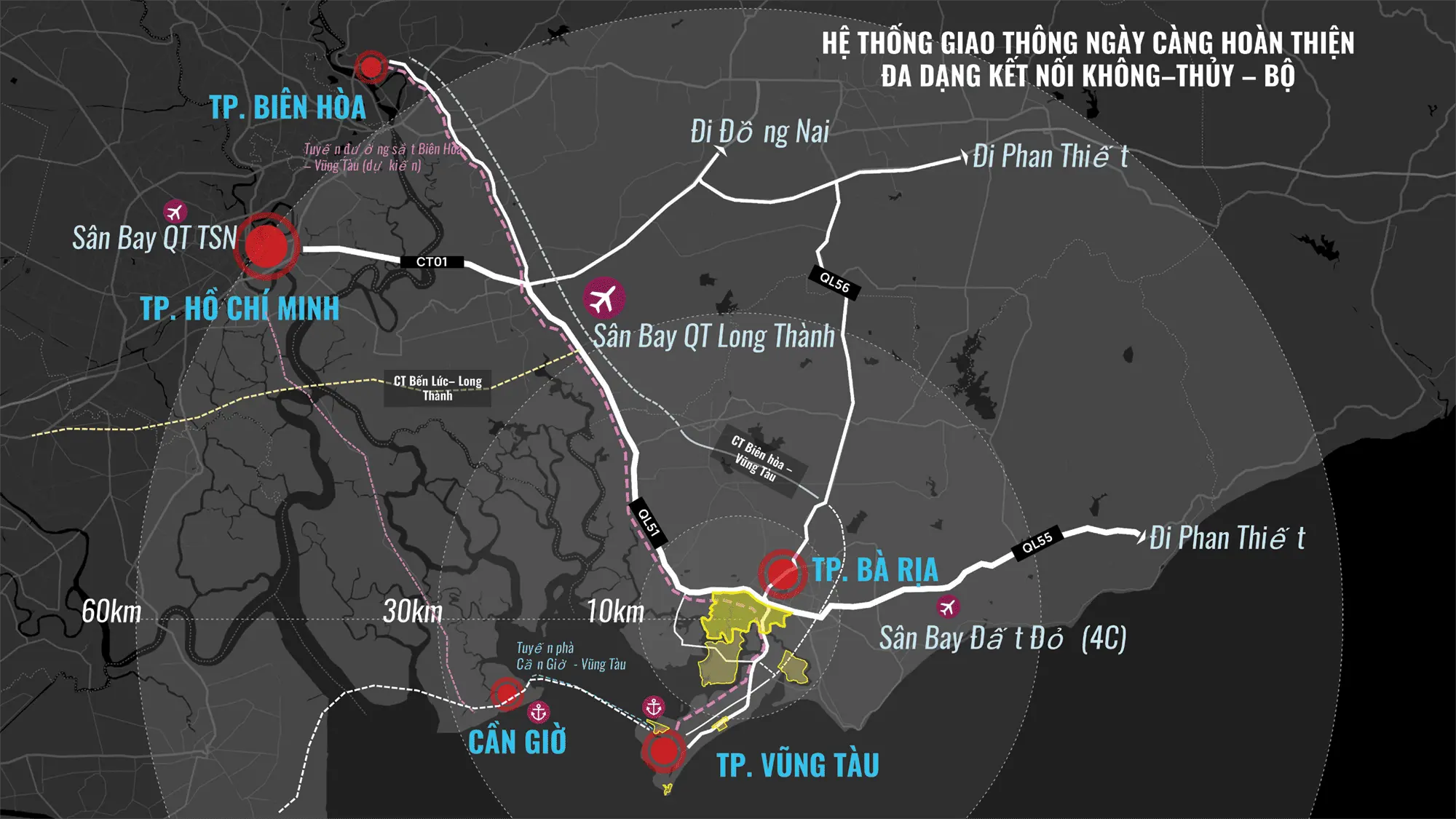 Vi Tri Chien Luoc Blanca City Ket Noi Hoan Hao Khong Thuy Bo Chi 30 Phut Den San Bay Long Thanh 60 Phut Ve TP.HCM_