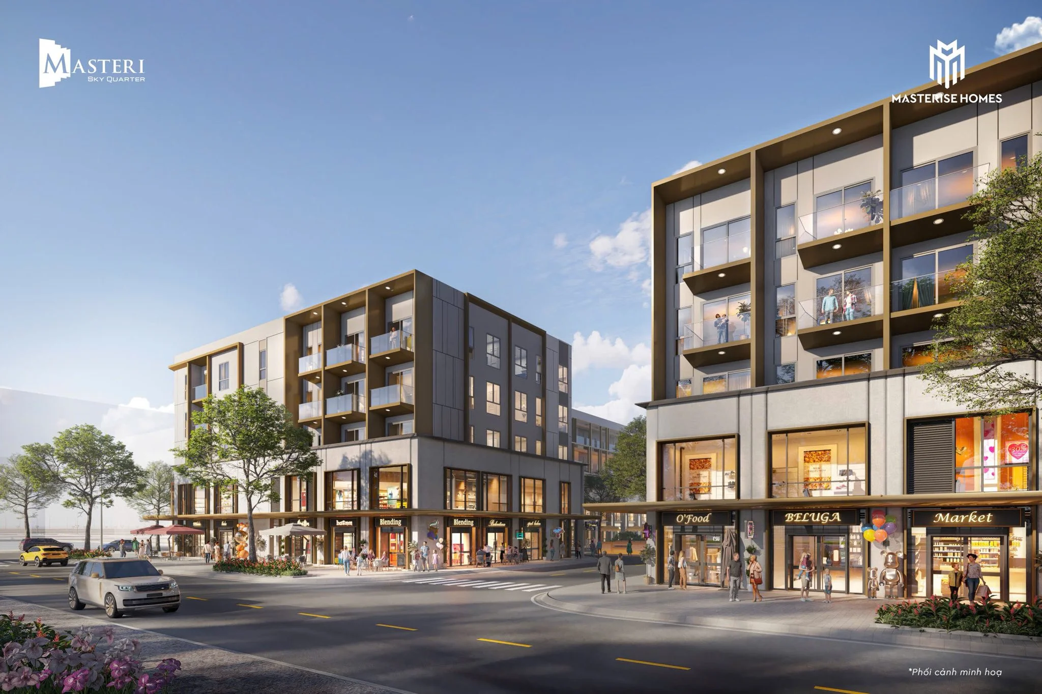 Layout Masteri Sky Quarter